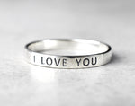I LOVE YOU! 925 Sterling Silber Ring (unisex) - RG925-53