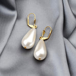 Bride Jewelry Pearl earring - Classic vinohr - 99