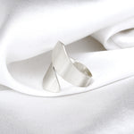 Bague à anneau d'enroulement - 925 Sterling Silver Taille Réglable - Bijoux minimalistes élégants - RG925-10