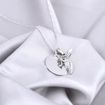 925 fortune fairy string Sterling silver necklace-K925-86