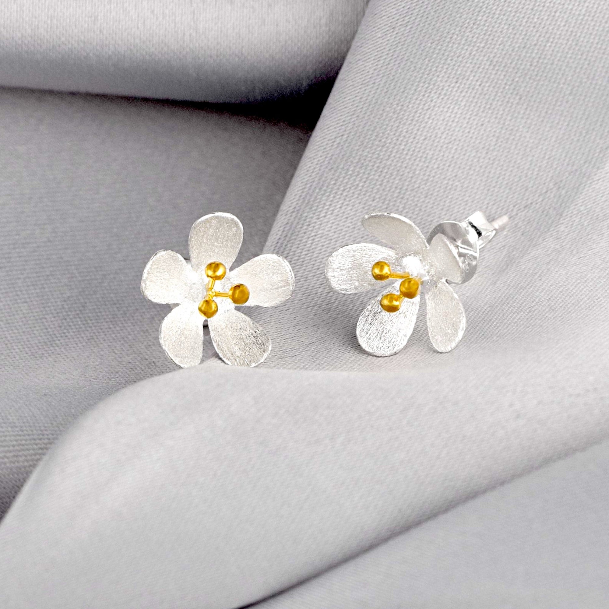 925 Magic Butterflowers Studs - MadamLili