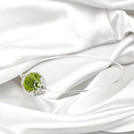 Äkta Green Moos Bangle - Minimalistiska Natur Smycken - Retars 28