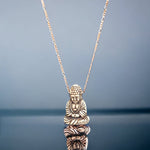 The Lightenment Buddha 925 Rosegold Chain plaqué or - K925-77