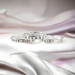 Love tour ring - 925 Sterling Silver sculpted ring - rg925 - 55