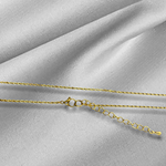Single gold gold plated chain 50cm or 70cm