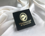 Chalcedon Edelstein Tropfen Anhänger - Türkis Edelsteinkette Gold Halskette