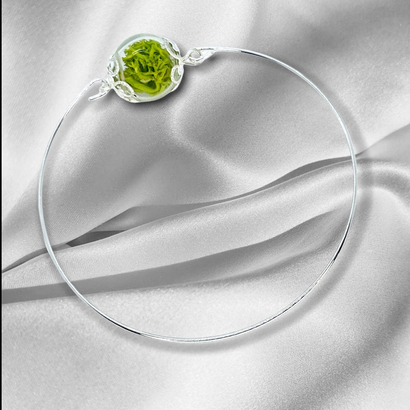 Bracelet Véritable Green Moos - Bijoux Nature minimalistes - Rétataires 28