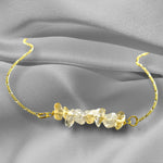 Citrin Gold chain - 925 pure Gold Jewelry - k925 - 149