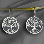 925 sterling silver örhängen "träd"