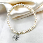 925 Sterling Silver Freshwater Pearl Armband "Livets träd" - Arm925-32