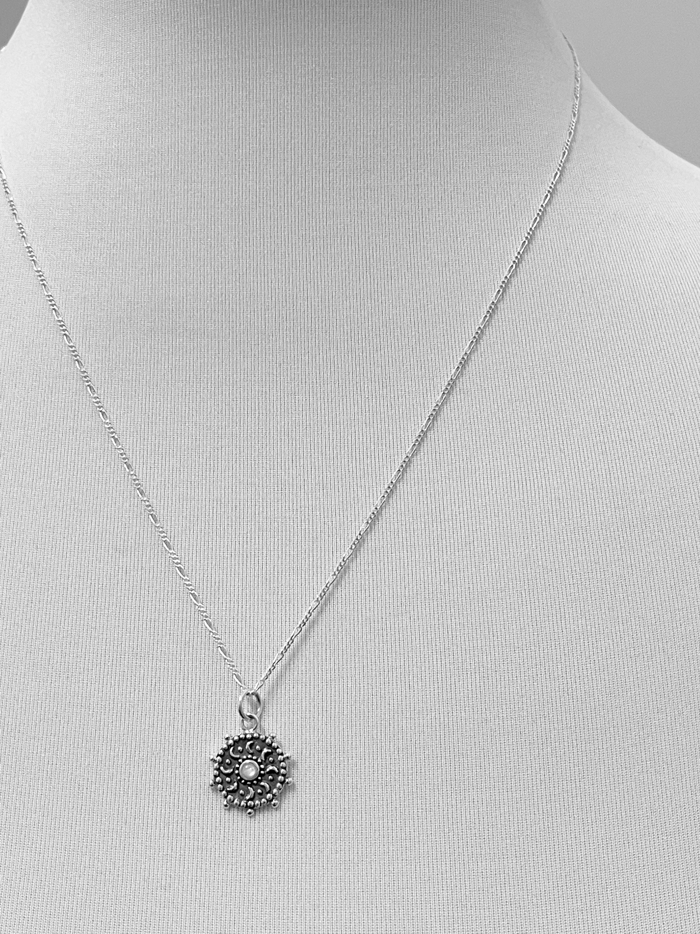 Amor Kette Mit Anhänger 925 Sterling Silber Perlmutt Damen