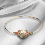 Pusteblumen Samen Rosegold Bangle-Rose guld naturliga smycken RETARM-23