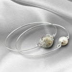 Bracelets dans la double paquet véritable pouls fleurs et perles d'eau douce - Tecture 10