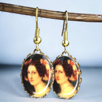 Baroque lady earrings in vintage style